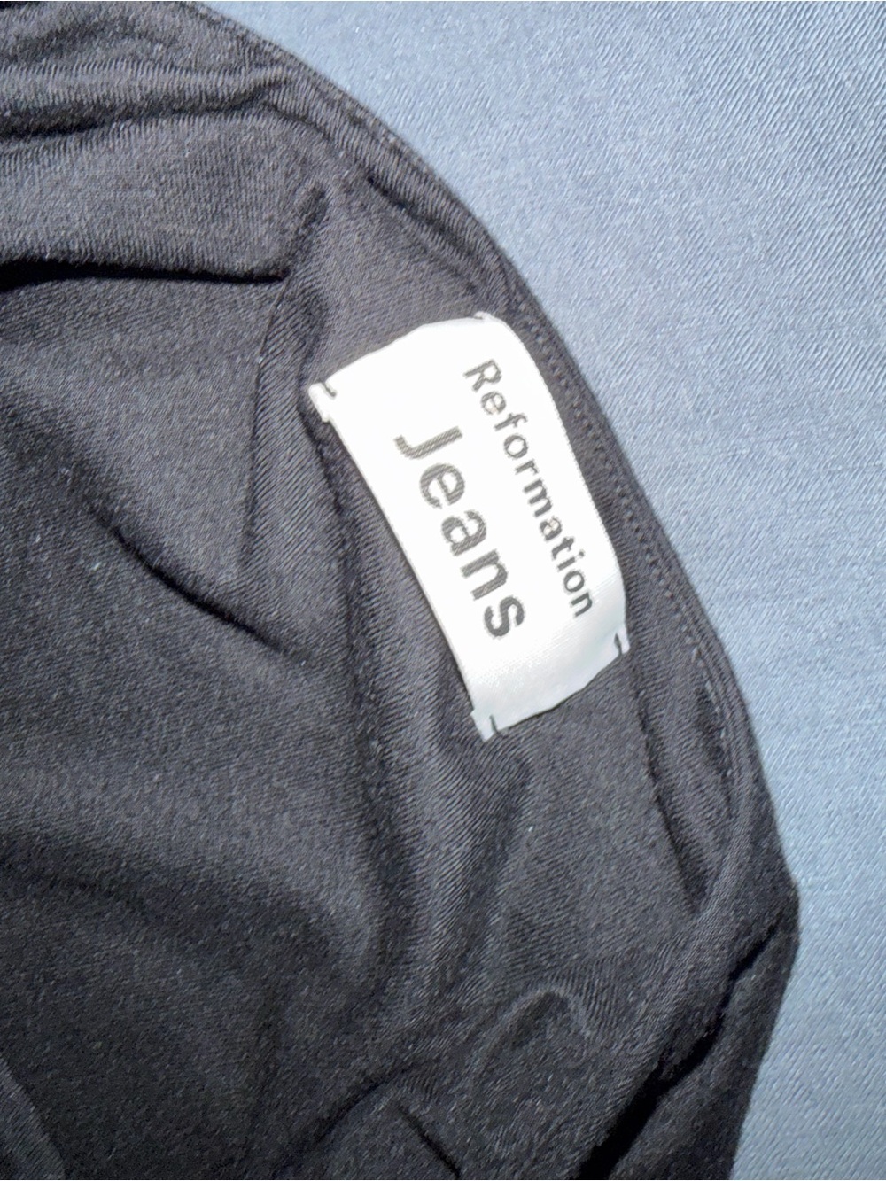 Reformation Black Maxi Pantsuit with Spaghetti Straps - Picture 3 of 4